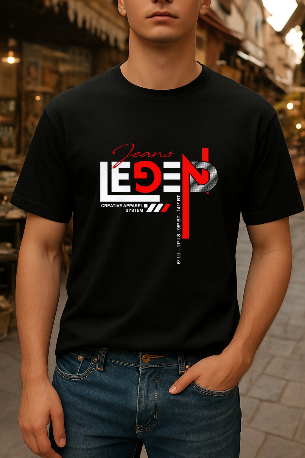 Legend Street Wear Black shirt (Black Theem)