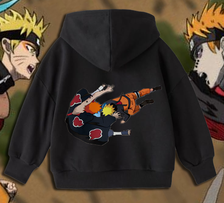 Worn and Style Naruto vs Pain Hoodie – Premium Anime Wear