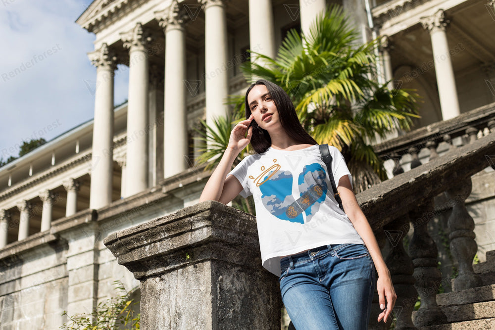 Broken Heart Cloud Sweatshirt | Full & Short Sleeve | Worn and Style