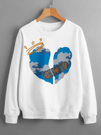 Broken Heart Cloud Sweatshirt | Full & Short Sleeve | Worn and Style