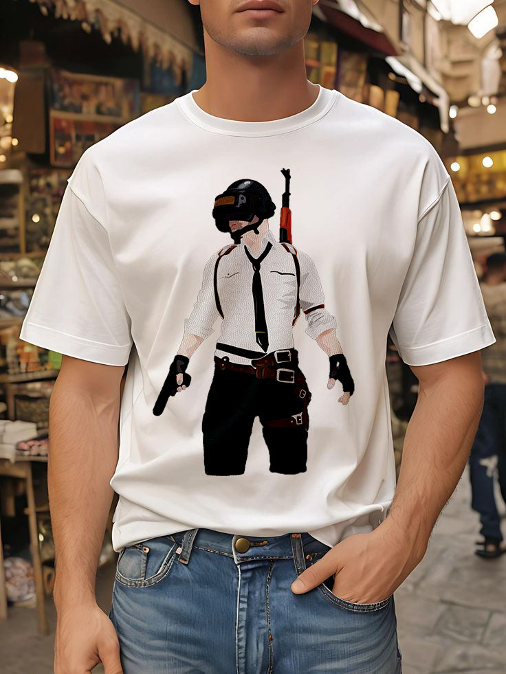 PUBG T-Shirt | Battle Royale Gaming Shirt | Gamer Outfit