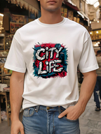 City Life Street Wear White Shirt