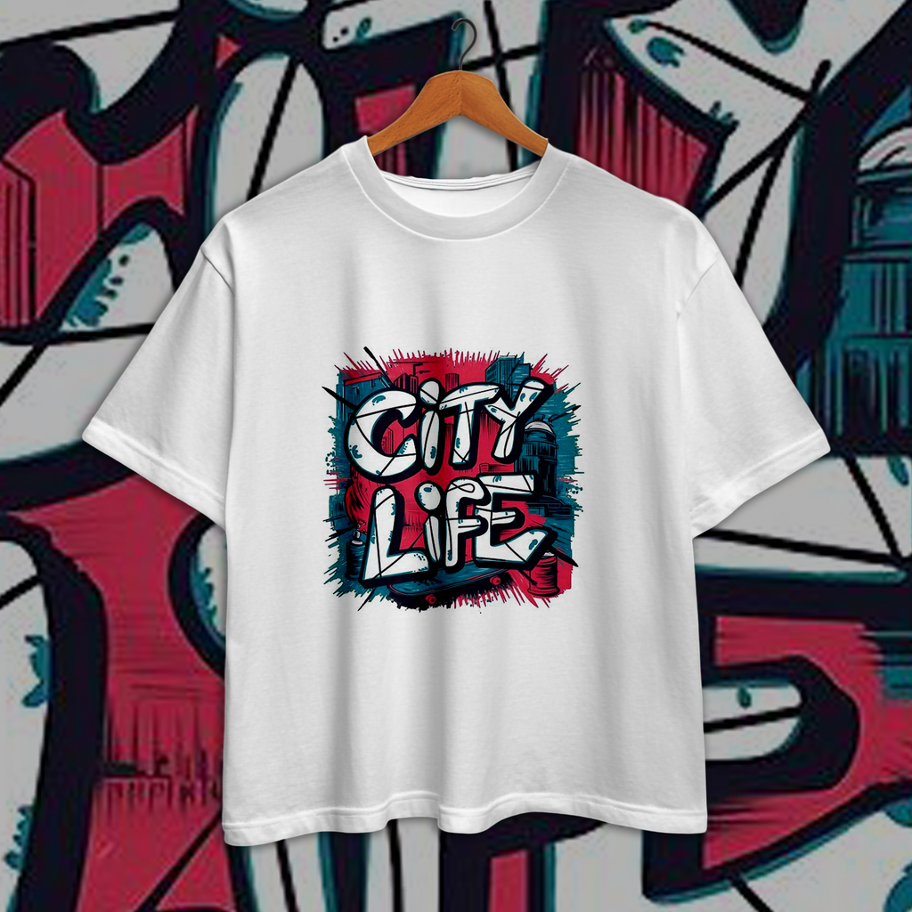 City Life Street Wear White Shirt