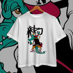 Crocodile Street Wear White Shirt