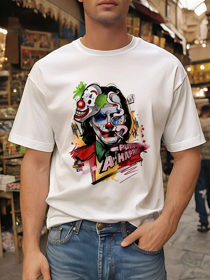 Joker Street Wear White Shirt