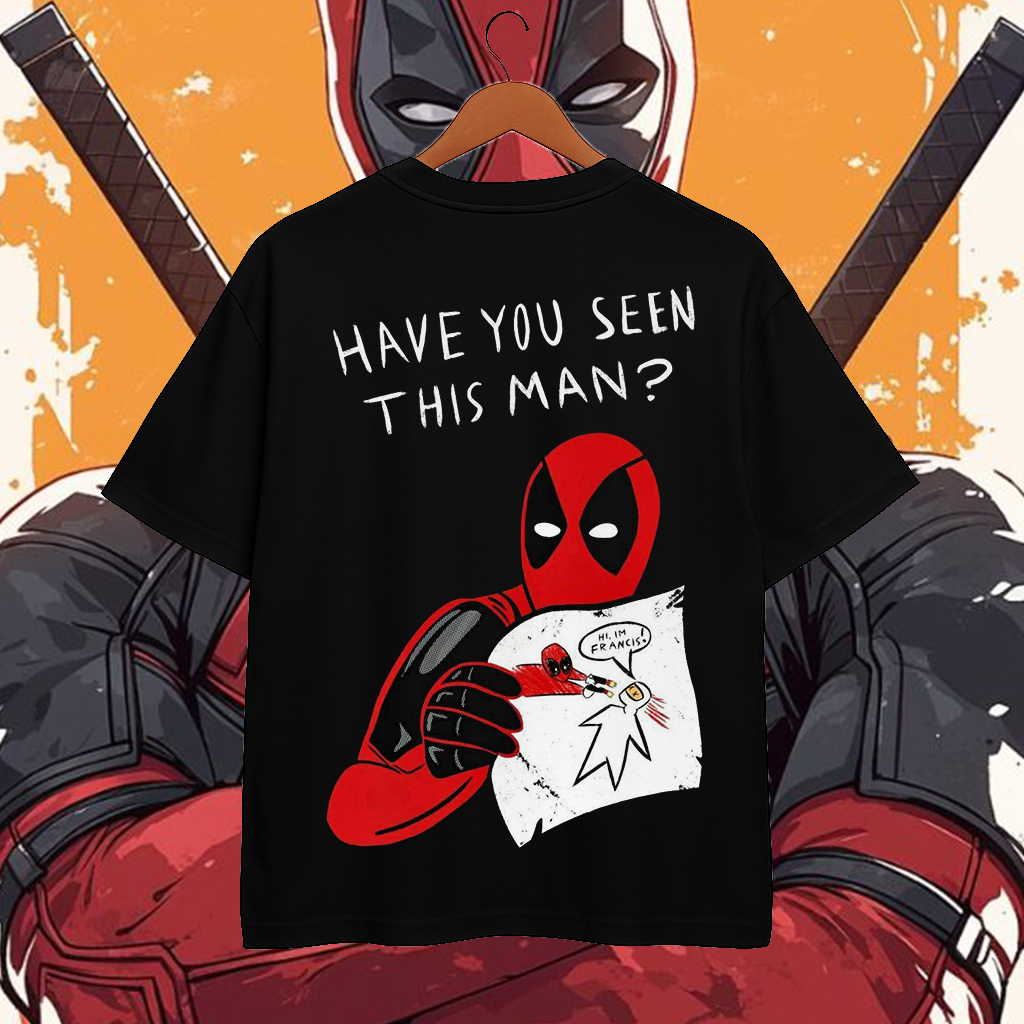 Deadpool Black T-Shirt | Short & Long Sleeve