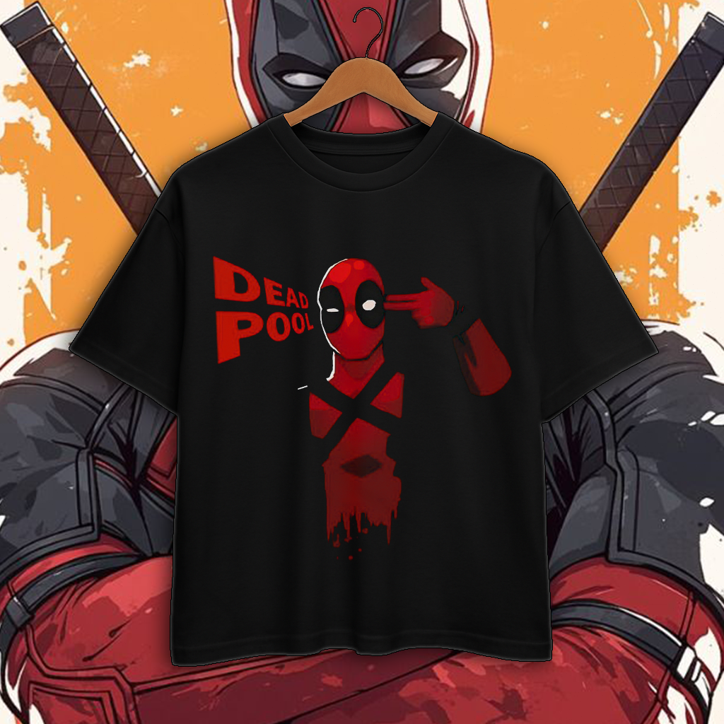 Deadpool Black T-Shirt | Short & Long Sleeve
