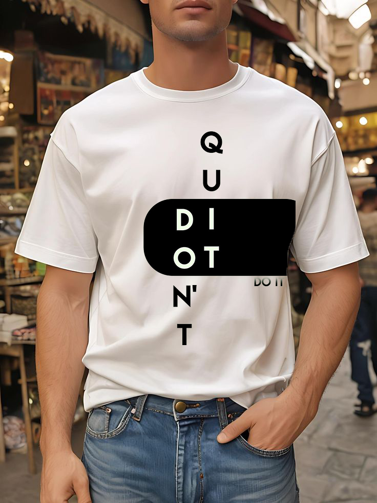 Do It Street Wear White Shirt