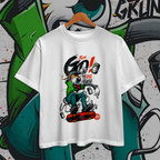 Just Go| Street Wear White Shirt