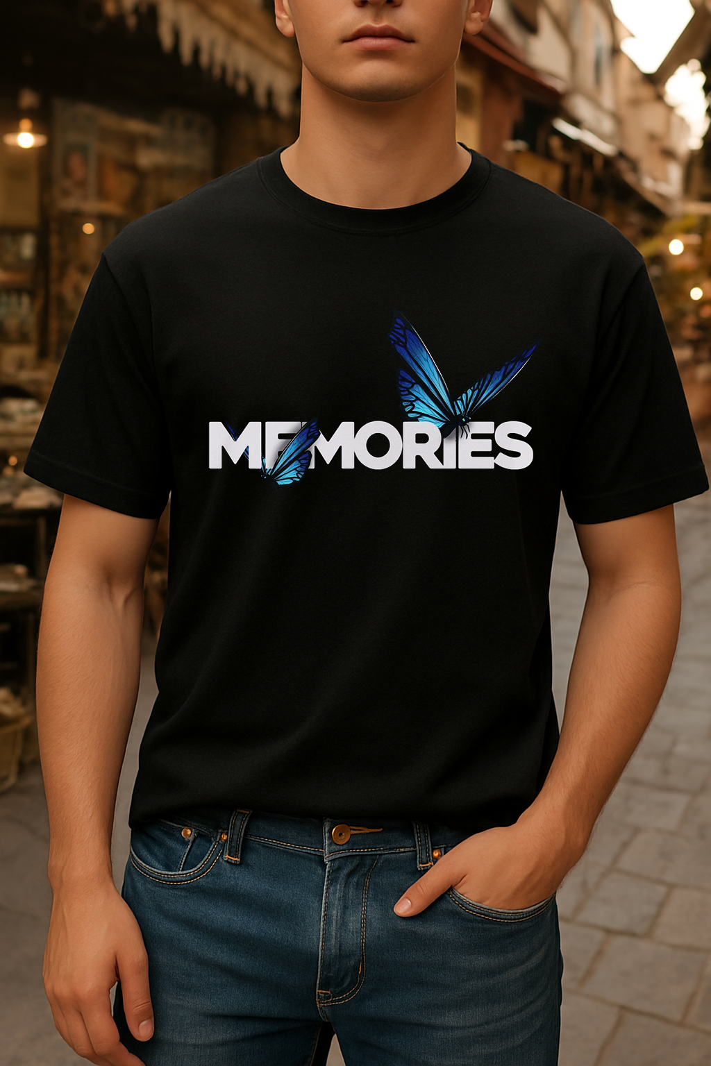 Memories Street Wear Black shirt (Black Theme)