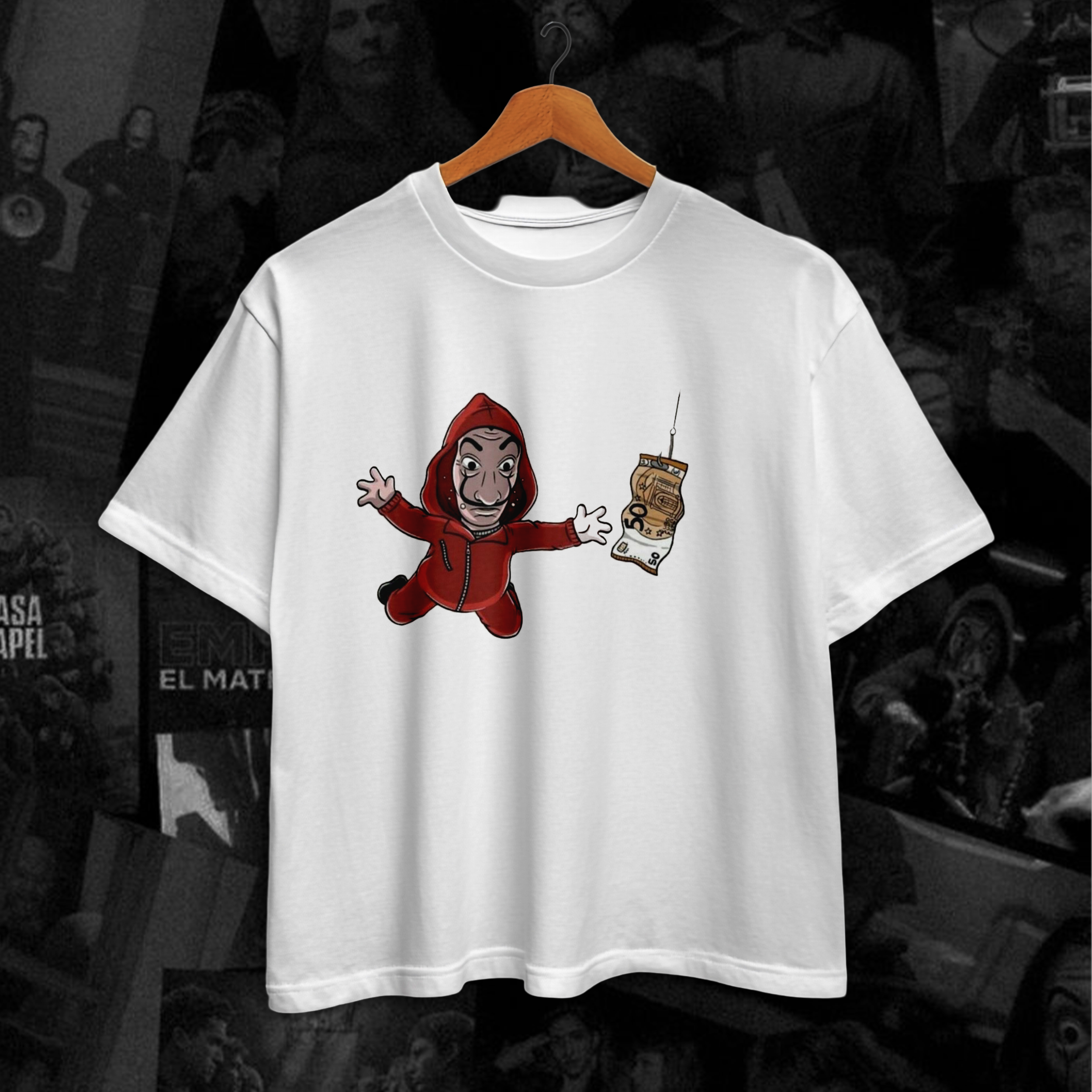 Money Heist T-shirt (White Theme)