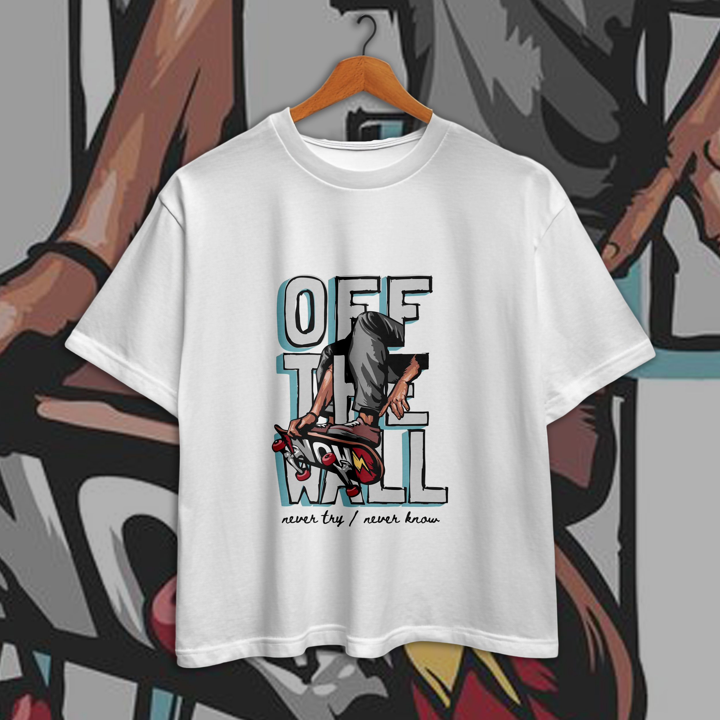 Off This Wall Street Wear White Shirt
